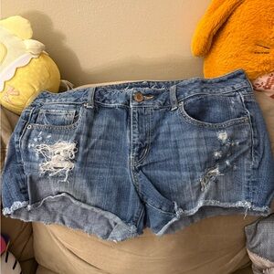 American Eagle Distressed Denim Shorts